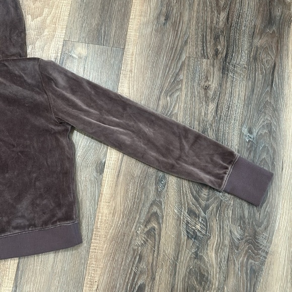 Aerie NWT cropped style jacket zip up jacket brown with pockets 78% cotton - Picture 14 of 15